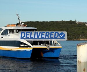 Opal Cap on Fast Ferry Service
